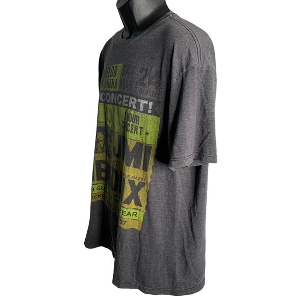 Stone Free Jimi Hendrix Crewneck T Shirt XL Grey Short Sleeve Graphic Concert - Picture 4 of 7